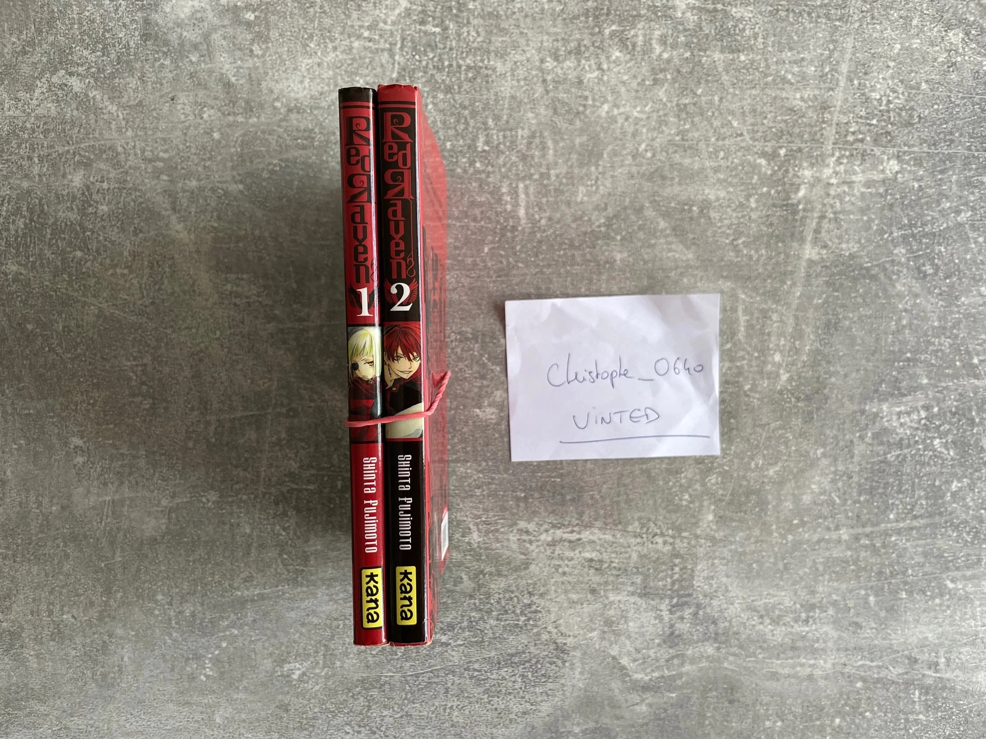 Lote de 2 mangas Red raven, volumes 1 e 2 em versão francesa. – photo 2